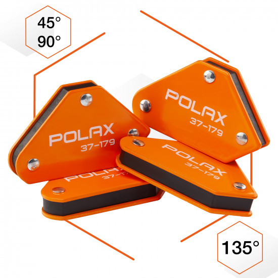 Набір магнітних тримачів для зварювання Polax 4 шт (37-179)