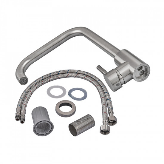 Змішувач для кухні Armata SUS-011-G з нерж. сталі  (CH6486)