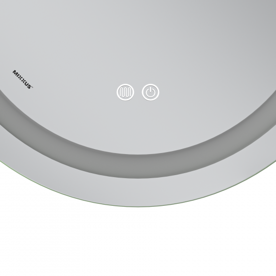 Зеркало Mixxus Premium ELLIPSE MV05-80x60-REVERSE (LED Touch, Anti-fog, димер (3-6,5kK)) (MP6642)