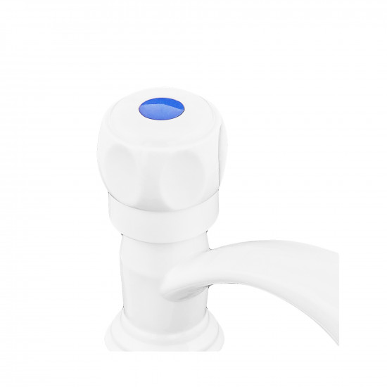 Кран для холодной воды Plamix Mono-001-B White (PM0676)