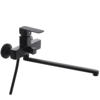 Змішувач для ванни Haiba Kubus 006 Чорний (HB3931) Змішувач для ванни Haiba Kubus 006 Чорний (HB3931)