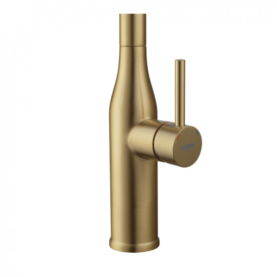 Змішувач для кухні Koer KI-70004-12 з висувним виливом (нерж. сталь) (KR5004)