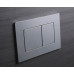 Панель змиву KOER KT-0602-01 пластикова, кнопка квадратна (KR5178)