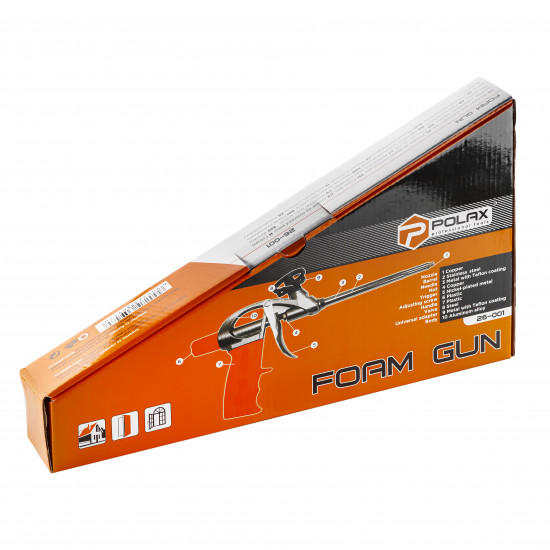 Пістолет для піни з тефлоновим покриттям Polax (26-001)