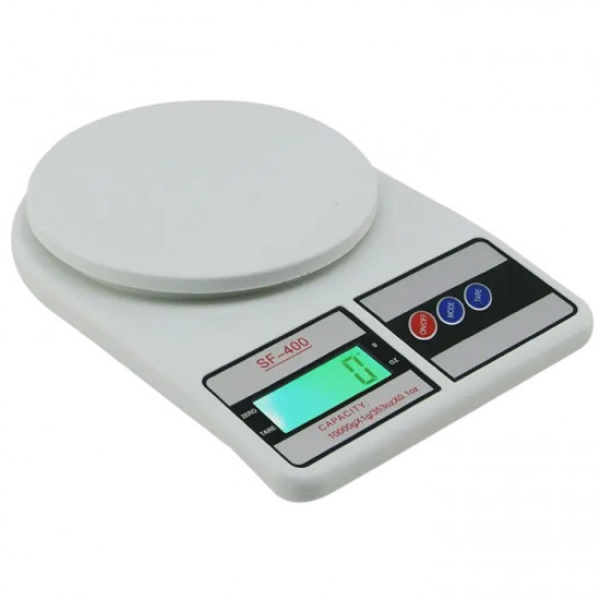 Ваги кухонні SF-400 з підсвіткою, 2xAAA (20023)