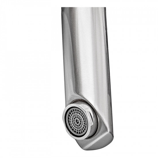 Змішувач для умивальника Armata SUS-001-A з коротким виливом з нерж. сталі  (CH6474)