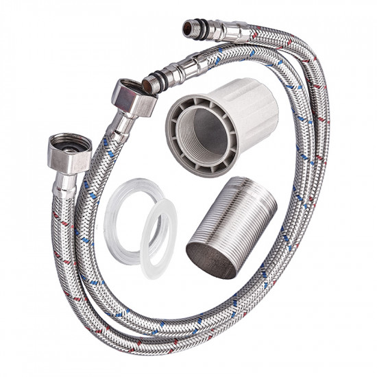 Змішувач для умивальника Armata SUS-001-A з коротким виливом з нерж. сталі  (CH6474)