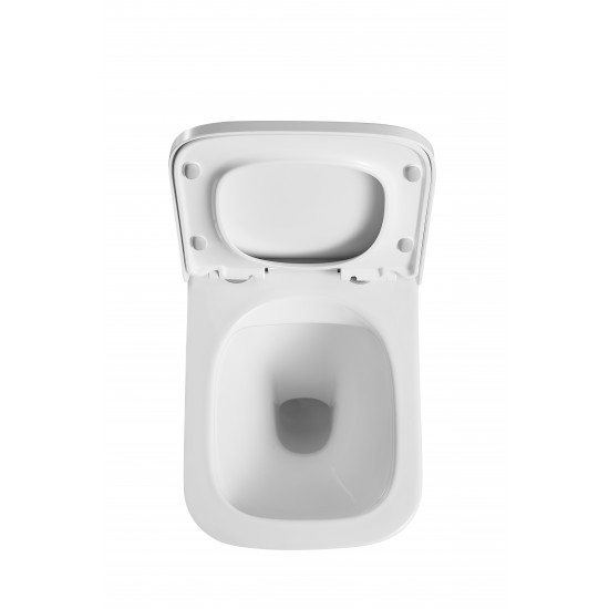 Унітаз підвісний Mixxus Premium Quadro-0302-R 530x360x365mm, система змиву Rimless (MP6454)