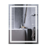 Зеркало Mixxus Premium QUADRO MR20-80x60-REVERSE (LED Touch, Anti-fog, диммер) (MP6619)