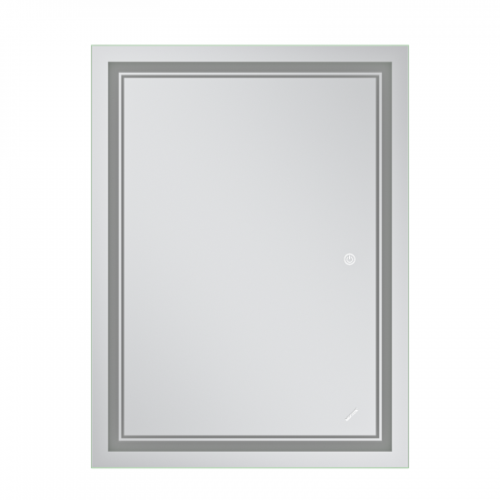 Зеркало Mixxus Premium QUADRO MR20-80x60-REVERSE (LED Touch, Anti-fog, диммер) (MP6619)