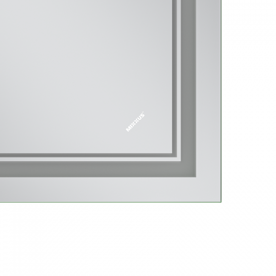 Зеркало Mixxus Premium QUADRO MR20-80x60-REVERSE (LED Touch, Anti-fog, диммер) (MP6619)
