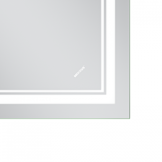Зеркало Mixxus Premium QUADRO MR20-80x60-REVERSE (LED Touch, Anti-fog, диммер) (MP6619)