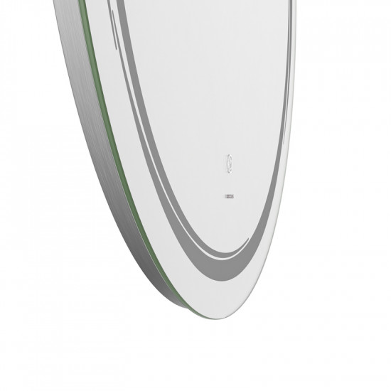 Зеркало Mixxus Premium WAVE MC04-90 (LED Touch, Anti-fog, диммер (3-6,5kK)) (MP6637)