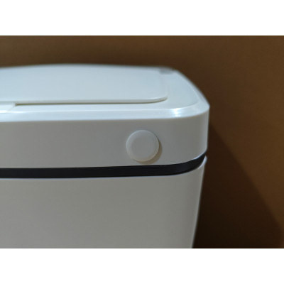 Відро для сміття сенсорне прямокутне Mixxus WAVE-TC0110 White 10 л колір білий (MI7073)