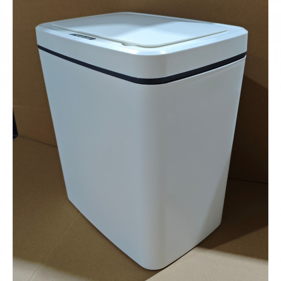 Відро для сміття сенсорне прямокутне Mixxus WAVE-TC0110 White 10 л колір білий (MI7073)