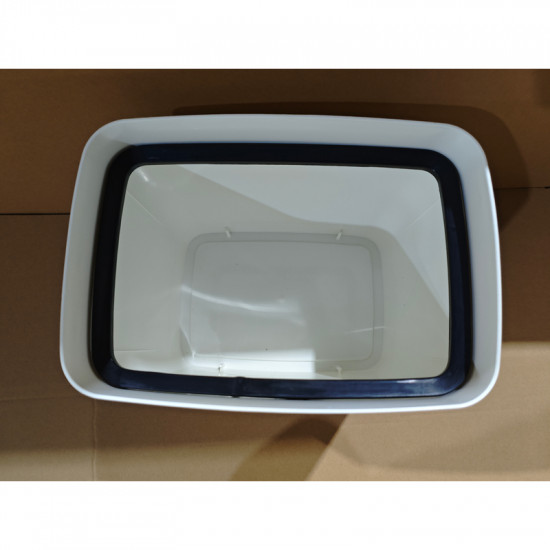 Відро для сміття сенсорне прямокутне Mixxus WAVE-TC0110 White 10 л колір білий (MI7073)