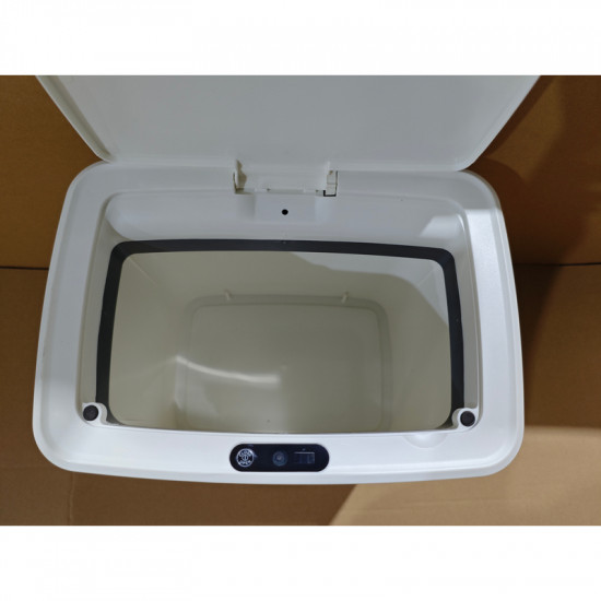 Відро для сміття сенсорне прямокутне Mixxus WAVE-TC0110 White 10 л колір білий (MI7073)