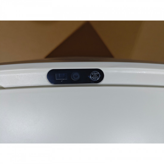 Відро для сміття сенсорне прямокутне Mixxus WAVE-TC0110 White 10 л колір білий (MI7073)