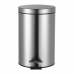 Відро для сміття з плавним закриттям кругле Zerix Solo-TC0205 SS Color 5л колір нержавійка (ZX5888)