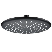 Лійка для душу стельова Mixxus SH-15-OH Black (230мм) (LE2783)