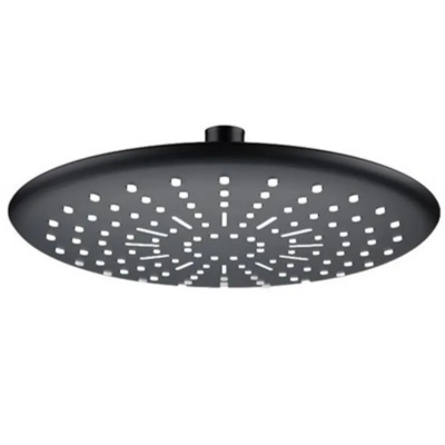 Лійка для душу стельова Mixxus SH-15-OH Black (230мм) (LE2783)