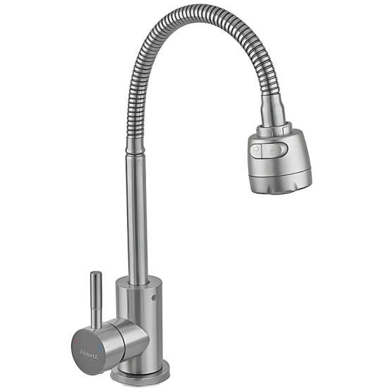 Змішувач для кухні Armata SUS-011(N) Reflector з рефлекторним виливом (без підведення) (CH6483)