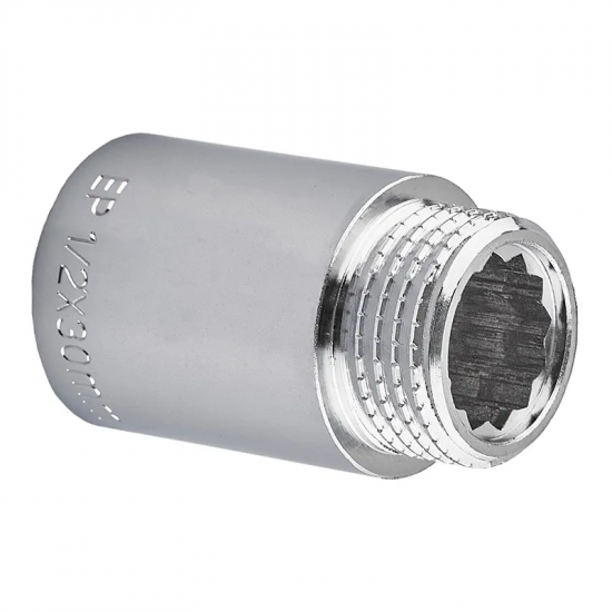 Подовжувач Europroduct EP.E030.Chr - 1/2"MF-30мм хром (EP6125)