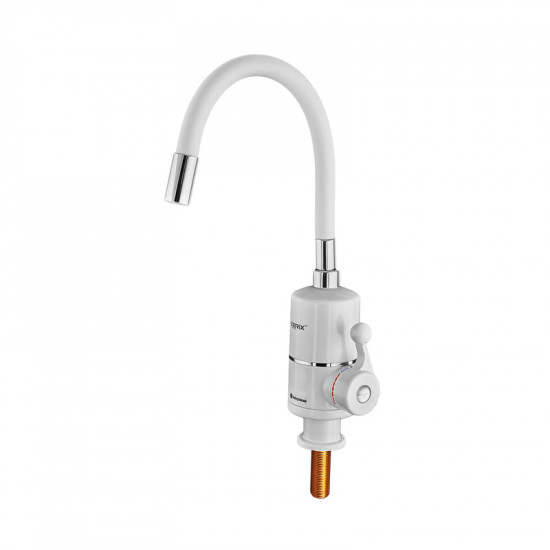 Проточний водонагрівач Zerix ELW06-F-WHITE 3,3 kW силіконовий вилив, на мийку (ZX5857)
