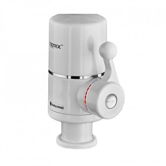 Проточний водонагрівач Zerix ELW06-F-WHITE 3,3 kW силіконовий вилив, на мийку (ZX5857)