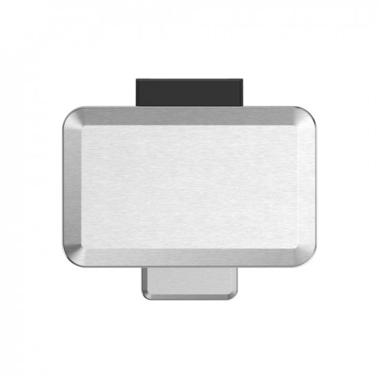 Ведро для мусора с плавным закрытием прямоугольное Koer TC-010315-02 15 л цвет нержавейка (KR5603)