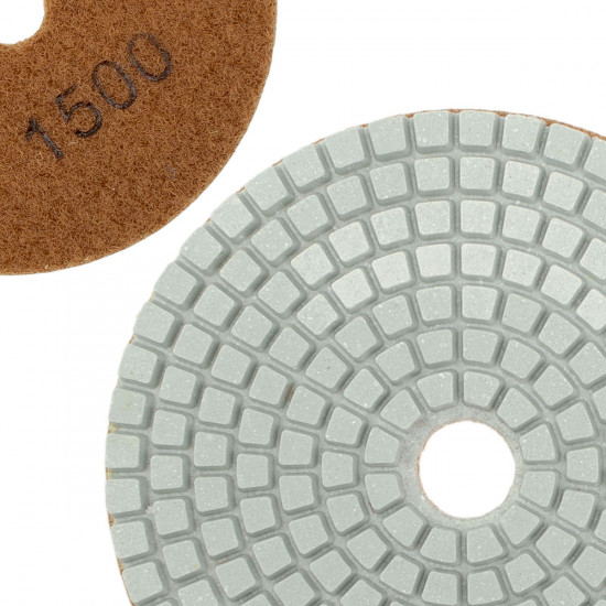 Диск алмазний Polax шліфувальний гнучкий на липучці "Черепашка" 100 мм, P1500 (54-206)