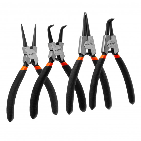 Знімач стопорних кілець Polax вигнуті на стискання 150 мм (35-033)