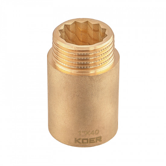 Подовжувач Koer KF.E10-40.WN - 1"-40мм без нікелю (KR5673)