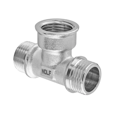 Трійник Nolf NFC.T06MFM-N-1/2"MFM нікельований (NF3100)