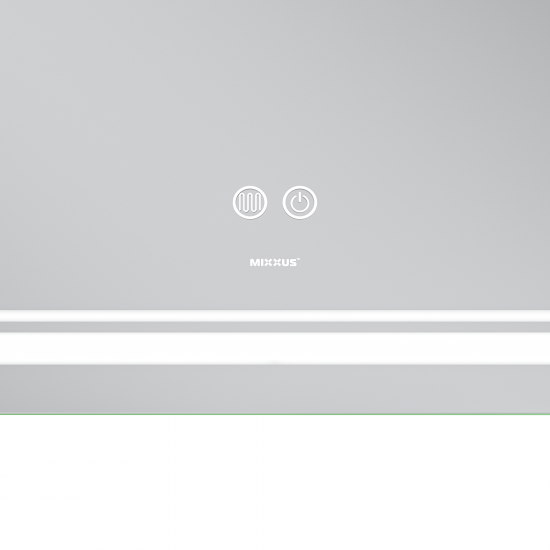 Зеркало Mixxus Premium QUADRO MR20-100x80 (LED Touch, Anti-fog, димер, линза) (MP6623)