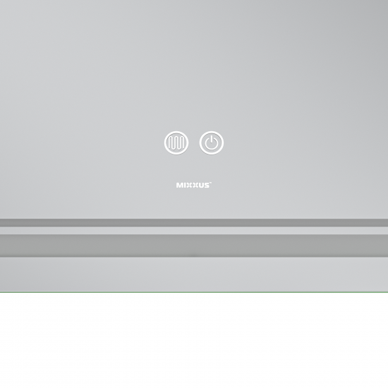 Зеркало Mixxus Premium QUADRO MR20-100x80 (LED Touch, Anti-fog, димер, линза) (MP6623)