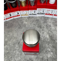 Донный клапан для умывальника Koer PW-01-02 1 1/4'' (кнопка) (Цвет нержавейка) (KR3401)