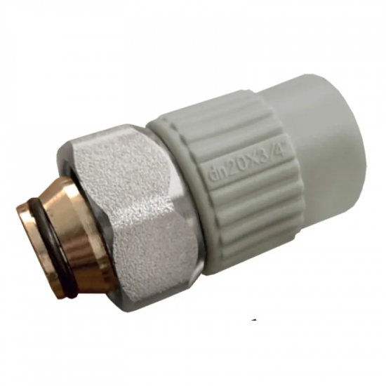Муфта с евроконусом и накидной гайкой 20x3 /4 PPR Koer K0240.PRO (KP2606)