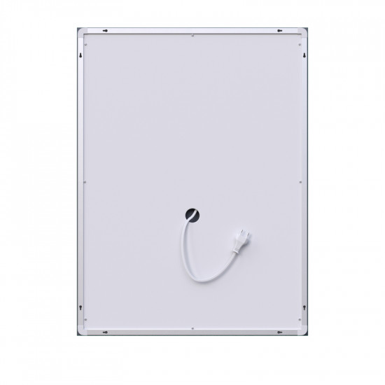 Зеркало Mixxus Premium FLASH MR21-70x90 (LED Touch, Anti-fog, диммер, часы) (MP6618)