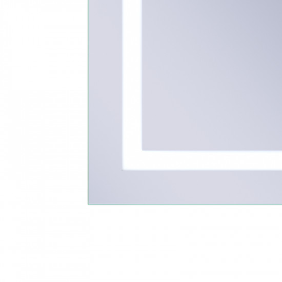 Зеркало Mixxus Premium FLASH MR21-70x90 (LED Touch, Anti-fog, диммер, часы) (MP6618)