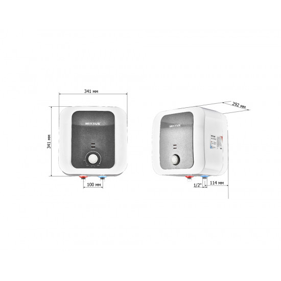 Водонагрівач "Над мийкою" MIXXUS EWH-1110 SMALL OVER накопичувальний 10 л, мокрий тен 1,5 kW (WH060