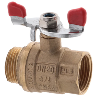 Кран шаровый СК 3/4" ГШМ М/Н ART.607 (WP0130)
