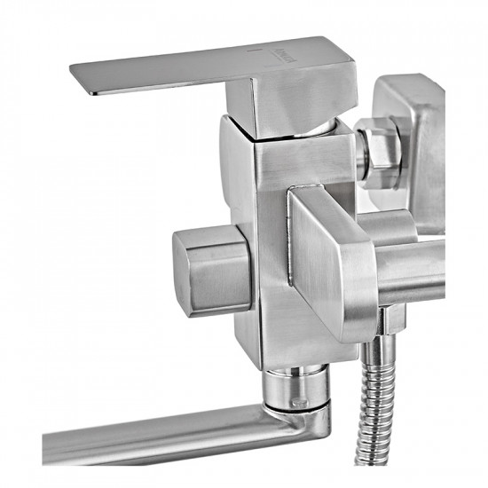 Змішувач для ванни Armata Kub -006 (Euro)  з нерж. сталі (CH6492)