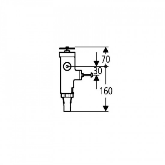 Змивний пристрій під тиском для унітаза Grohe (43996000)