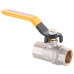 Кран кульовий Europroduct EP.221 - 1/2" FF ГГВ YELLOW, ручка "важіль" жовта (EP2943)