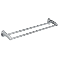 Держатель для полотенец двойной (600мм) Zerix LR1509 (LL1411)