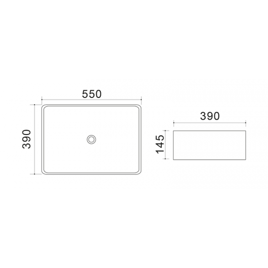 Смывное устройство накладное Mixxus Premium QUADRO-0108 GRAY 550x390x145mm (MP6652)