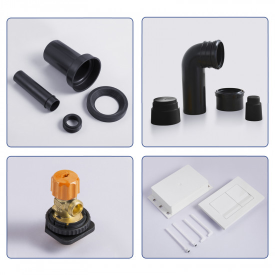 Комплект Mixxus Premium ELLIPSE-SET-2102 (в 2 ящ) Унітаз система змиву TORNADO 3.0+ Інсталяція з панеллю змиву Chrome (MP6690)