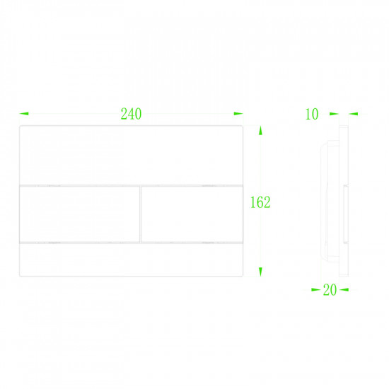 Комплект Mixxus Premium ELLIPSE-SET-2102 (в 2 ящ) Унітаз система змиву TORNADO 3.0+ Інсталяція з панеллю змиву Chrome (MP6690)