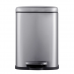 Відро для сміття з плавним закриттям прямокутне Mixxus Premium Style-TC0305 SS Color 5л колір нержа